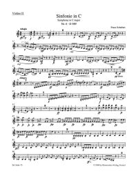 Symphony No.6 in C major D 589 (Violin II)