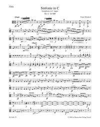 Symphony No.6 in C major D 589 (Viola)