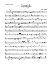 Symphony No.6 in C major D 589 (Cello/Bass)