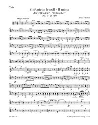 Symphony No.7 in B minor D 759 (Unfinished) (Viola)