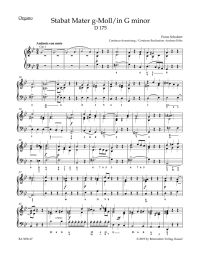 Stabat Mater in G minor D 175 (Organ)