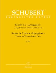 Sonata in A minor D 821 "Arpeggione" arranged for Violoncello & Piano