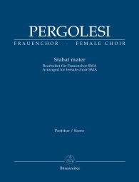Stabat mater (Arrangement for female choir SMezA) (Full score)