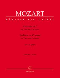 Andante in C major for Flute (K.315) (Full Score)
