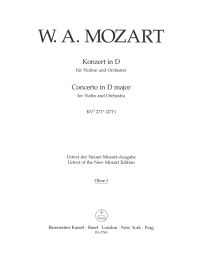 Concerto for Violin in D major (K.271a) (Wind Set)