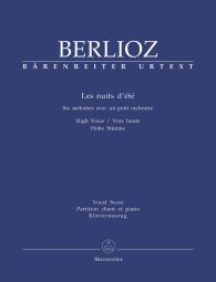 Les nuits d'été Op.7 (High Voice & Piano)