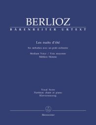 Les nuits d'été Op.7 (Medium Voice & Piano)