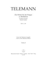 Die Hirten bei der Krippe zu Bethlehem (TVWV 1:797) (Violin II)