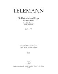 Die Hirten bei der Krippe zu Bethlehem (TVWV 1:797) (Viola)