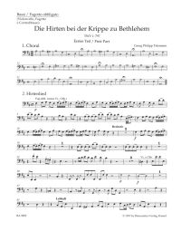 Die Hirten bei der Krippe zu Bethlehem (TVWV 1:797) (Cello/Bass)