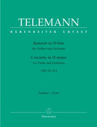Concerto for Violin in D (TWV 51: D9) Score