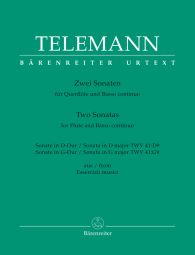 Two Sonatas for Flute and Basso continuo (D major TWV 41:D9, G major TWV 41:G9)