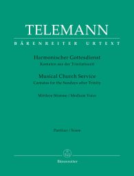 Der Harmonische Gottesdienst Pentecost Cantatas Medium Voice (Score)