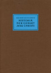 Historia der Geburt Jesu Christi SWV 435 - Christmas Story (Full Score, hardback)