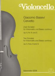 Two Sonatas Op.2 Nos. 5 & 9 (Cello & Piano)