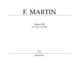 Agnus Dei from the Mass for Double Choir (Organ)