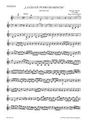 Laudate pueri Dominum (Violin II)