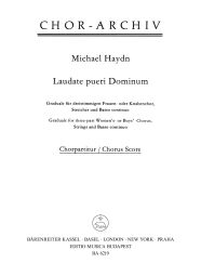 Laudate pueri Dominum (Choral Score)