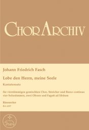 Lobe den Herrn meine Seele Full Score