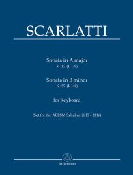 Sonatas A major Kp182, B minor Kp497 Piano