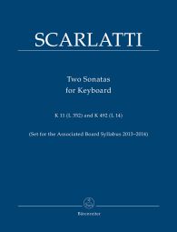 Sonatas C min Kp11, D min Kp492 Piano