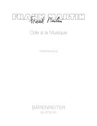Ode à la Musique (Vocal Score)