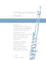Concerto in C major based on the Concerto for Flute & Harp (K.299) (Flute & Piano/Harpsichord)
