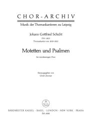 Motets and Psalms Musik Der Thomaskantoren Zu Leipzig
