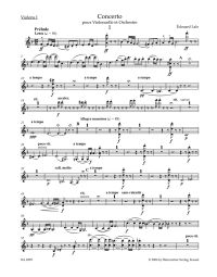 Concerto for Violoncello in D minor (Violin I)