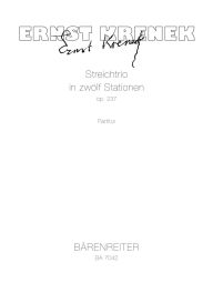 Streichtrio in zwölf Stationen Op.237 (Score)