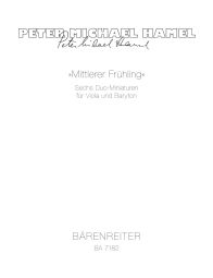 Mittlerer Fruehling Six Miniatures