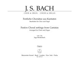 Festive Choral Settings from Cantatas (arranged for Choir & Organ) (Organ)