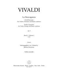 La Stravaganza Op.4 Volume 1 (Nos 1-6) (Violin II)