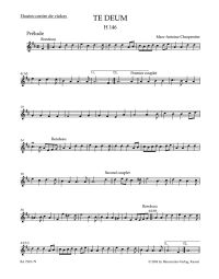 Te Deum in D major H 146 (Viola I/Violin II)