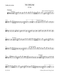 Te Deum in D major H 146 (Viola II)