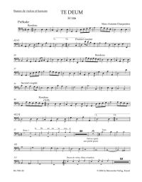 Te Deum in D major H 146 (Cello/Bass)