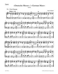 German Mass D 872 (Organ)