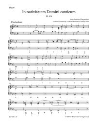 In nativitatem Domini canticum H 416 (Organ)
