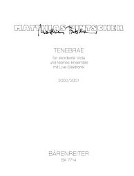 Tenebrae for Viola and Ensemble (Full Score)
