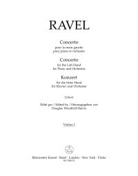 Concerto for the Left Hand for Piano and Orchestra (Violin I)