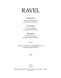 Concerto for the Left Hand for Piano and Orchestra (Viola)