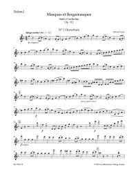 Masques et Bergamasques Op.112 (Violin I)