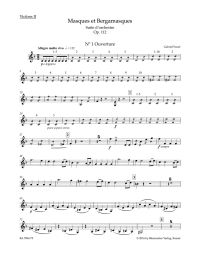 Masques et Bergamasques Op.112 (Violin II)
