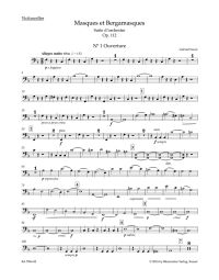 Masques et Bergamasques Op.112 (Cello)