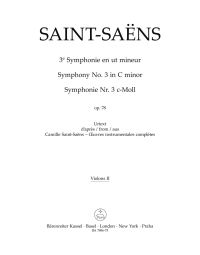 Symphony No.3 in C minor Op.78 (Organ) (Violin II)