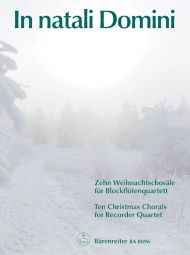 In natali Domini - 10 Christmas Chorales for Reorder Quartet (Playing Score)