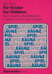 For Children. Recorder Ensemble