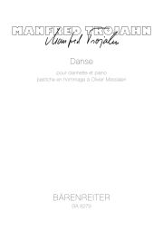 Danse pour Clarinet et Piano