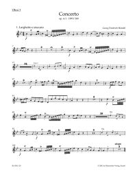 Concerto for Organ in G Minor Op.4/1 (HWV 289) (Oboe I)