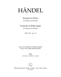 Concerto for Organ in B-flat Major Op.4/2 (HWV 290) (Cello/Bass)